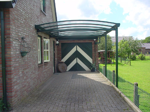 carport glas boerderij Helden